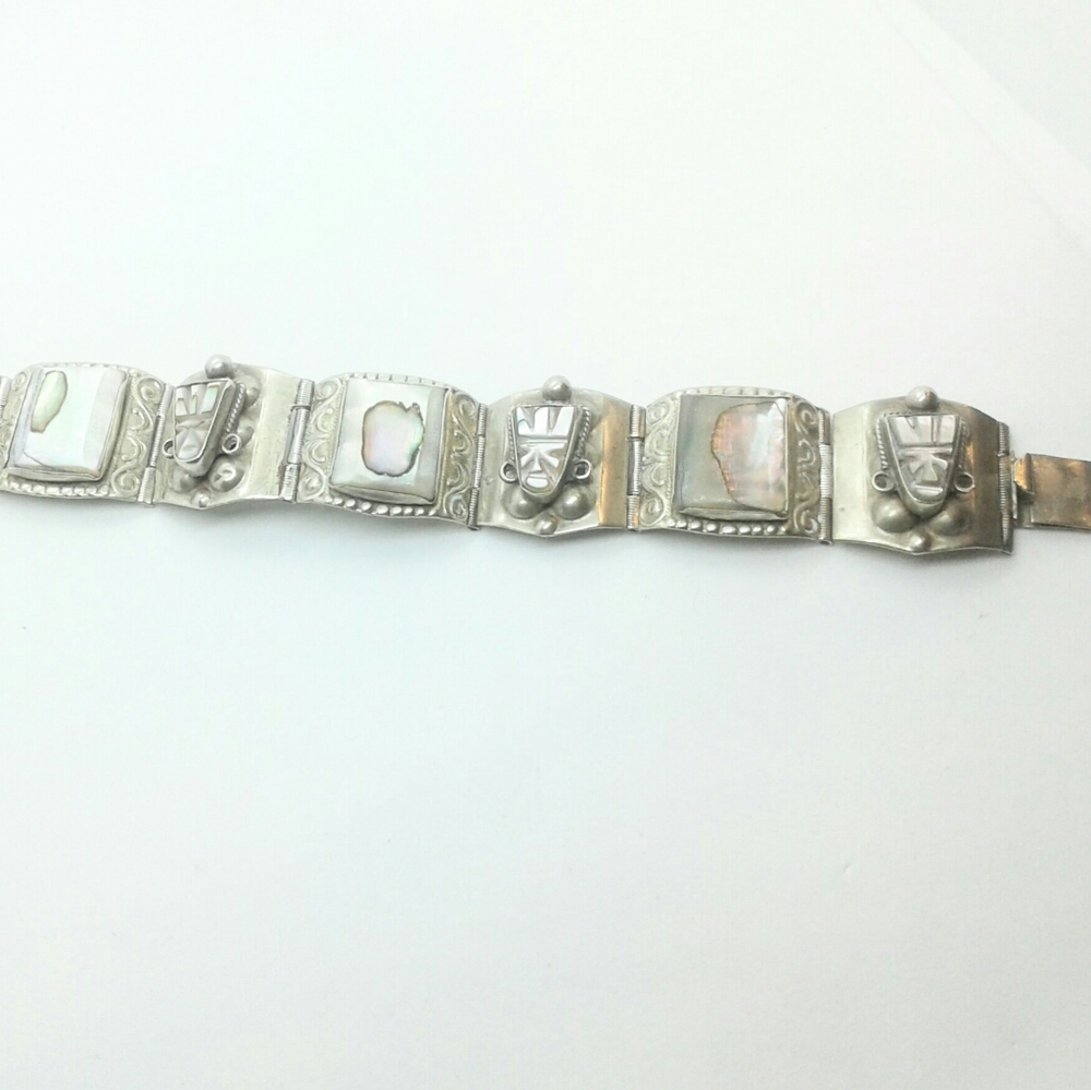 VNTG AZTEC MASK PANEL BRACELET